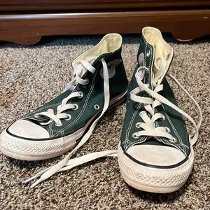 Forest Green converse